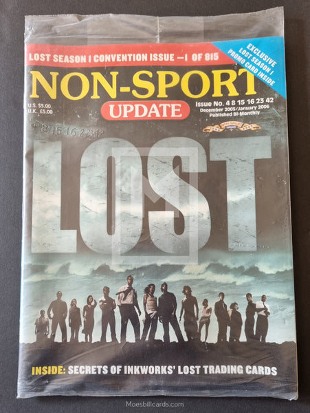 Non Sport Update Trading Card Magazine December 2005 January 2006 Front