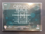 Orphan Black Season 1 M13 Manning Costume Trading Card Back