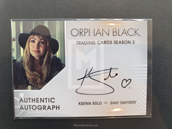 Orphan Black Season 3 KS Solo Autograph Trading Card Front