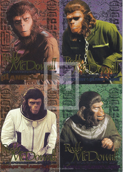 Planet of the Apes Inkworks Roddy Revealed Set Insert Trading Card Front