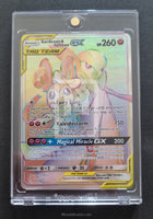 Pokemon Sun Moon Unbroken Bonds Gardevoir Sylveon GX 225/214 Secret Rare Trading Card Front