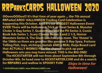 RRParksCards Halloween Insert Promo Trading Card Back