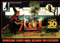 RRParksCards Halloween Insert Promo Trading Card Front