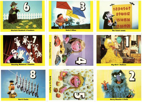 Sesame Street Base Trading Card Set