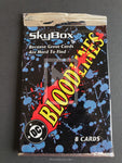 Skybox DC Bloodlines Trading Card Pack Back