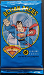 Skybox Superman Action Packs Trading Card Pack Front