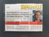 Smallville Season 6 Inkworks PW7 Pieceworks Trading card Jimmy Olsen Back
