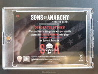 Sons Of Anarchy SOA Season 6_7 Jax Autograph Trading Card Back