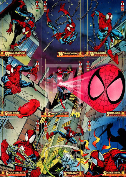 Fleer Spider Man 1994 Base Trading Card Set