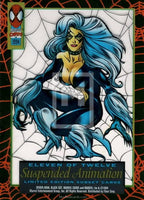 Spider-Man 94 Suspended Animation Trading Card Doctor Black Cat 11 Back