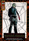 Spider-Man 94 Suspended Animation Trading Card Chameleon 3 Back