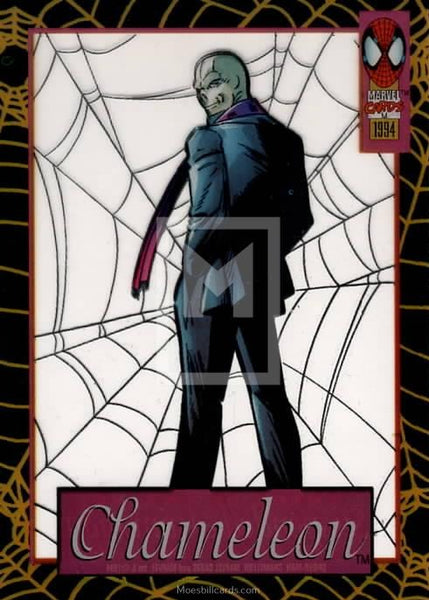 Spider-Man 94 Suspended Animation Trading Card Chameleon 3 Front
