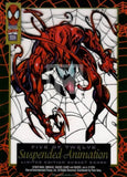 Spider-Man 94 Suspended Animation Trading Card Carnage 5 Back