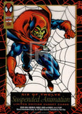 Spider-Man 94 Suspended Animation Trading Card Hobogoblin 6 Back