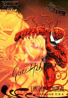 Spider Man 95 Gold Foil Signature Series Trading Card Carnage 137 Front
