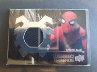 Spiderman Homecoming Upper Deck Marvel Memorabilia Webbed Threads WTS13 Front