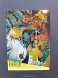 Spiderman Premiere 95 Ultra Clear Chrome Trading Card Lizard 5 Front