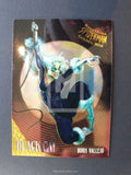 Spiderman Premiere 95 Ultra Golden Web Trading Card 1 Black Cat Front