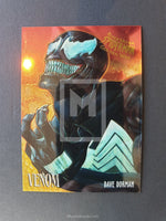 Spiderman Premiere 95 Ultra Golden Web Trading Card 8 Venom Front