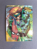 Spiderman Premiere 95 Ultra Golden Web Trading Card 9 Vulture Front
