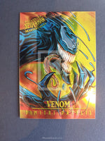 Spiderman Premiere 95 Ultra Masterpieces Trading Card Venom 8 Front