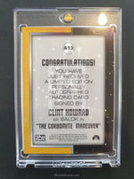 Star Trek 1997 TOS Skybox Clint Howard Autograph Trading Card Back