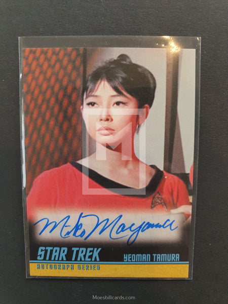 Star Trek 40th Anniversary A223 Tamura Autograph Trading Card Front