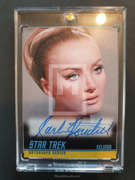 Star Trek 40th Anniversay A232 Kelinda Autograph Trading Card Front