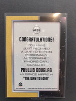 Star Trek 40th Anniversary A235 Phyllis Autograph Trading Card Back