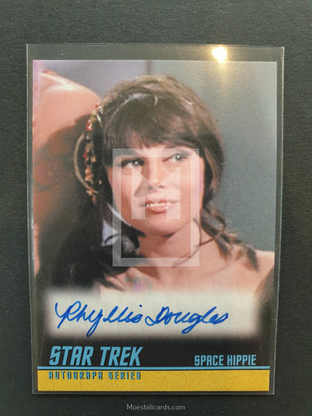 Star Trek 40th Anniversary A235 Phyllis Autograph Trading Card Front
