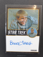Star Trek TOS 50th Anniversary Bordered Finnegan Autograph Trading Card Front