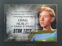Star Trek TOS 50th Anniversary Starnes Silver Ink Autograph Trading Card Back