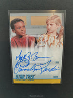 Star Trek TOS Remastered DA18 Dual Autograph Trading Card Front