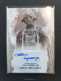 Star Wars 2017 Masterworks Autograph Trading Card MAA-PK Front