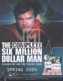 The Complete Six Million Dollar Man Promo Sell Sheet Trading Card Front