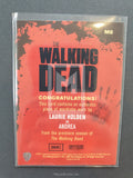 The Walking Dead Season 1 Andrea M8 Wardrobe Trading Card Back