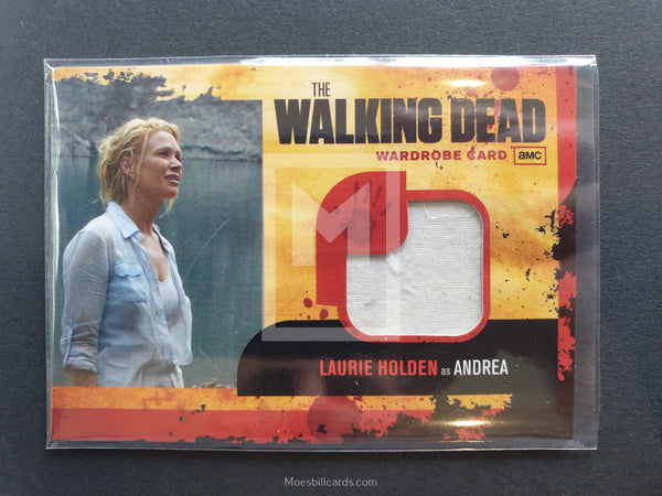 The Walking Dead Season 1 Andrea M8 Wardrobe Trading Card Front