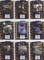 The Walking Dead Season 1 Behind The Scenes Die cut Trading Card set Back