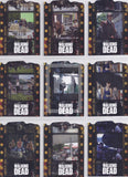 The Walking Dead Season 1 Behind The Scenes Die cut Trading Card set Front