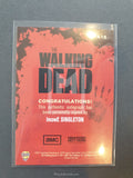 The Walking Dead Season 1 T-Dog A18 Autograph Trading Card Back