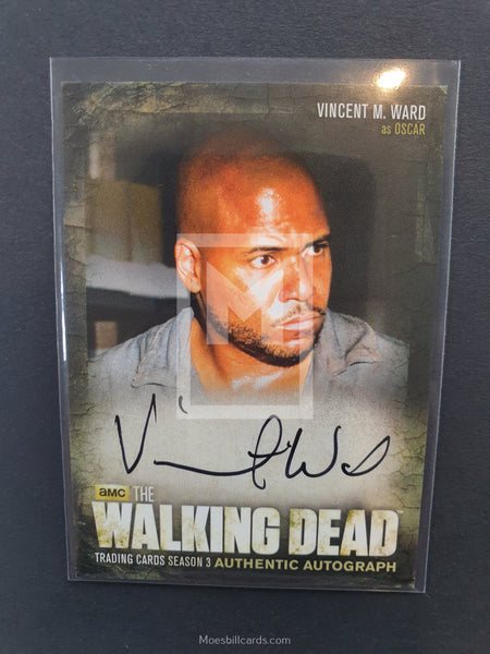The Walking Dead Season 3 Part 1 Oscar A10 Autograph Trading Card Front
