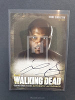 The Walking Dead Season 3 Part 1 T-Dogg A5 Autograph Trading Card Front