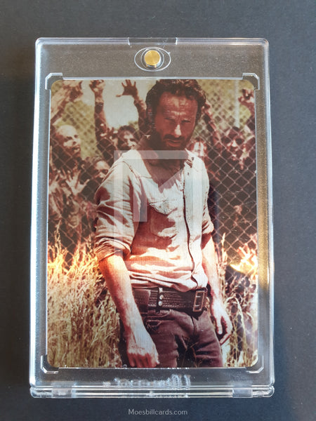 The Walking Dead Season 4 Part 1 Promo Metal P2 Trading Card Front