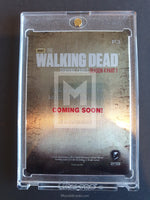 The Walking Dead Season 4 Part 1 Promo Metal P3 Trading Card Back