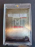 The Walking Dead Season 4 Part 2 P4 Metal Promo Trading Card Back