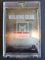 The Walking Dead Season 4 Part 2 P5 Metal Promo Trading Card Back