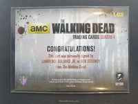 The Walking Dead Season 4 Part 2 Stookey Autograph Trading Card Bac