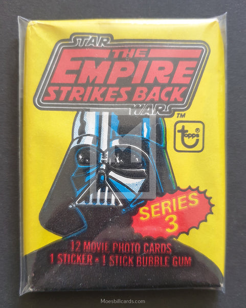 Topps Star Wars The Empire Strikes Back Series 3 Trading Card Pack Front