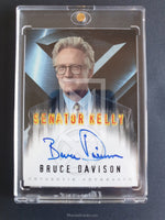 Topps X-Men The Movie Bruce Davison Autograph Trading Card Front
