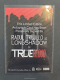 True Blood Premiere Edition Bordered Raoul Autograph Trading Card Back
